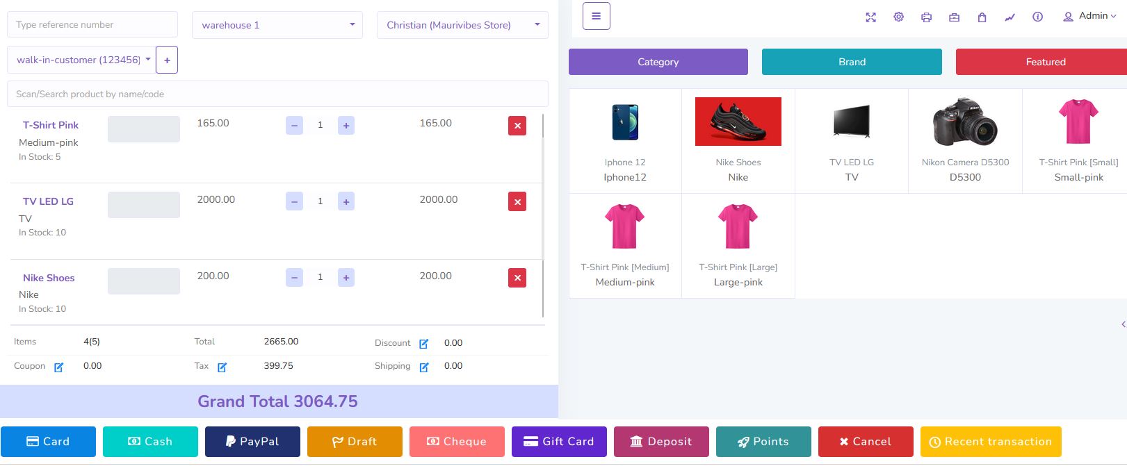 Business Point of Sales