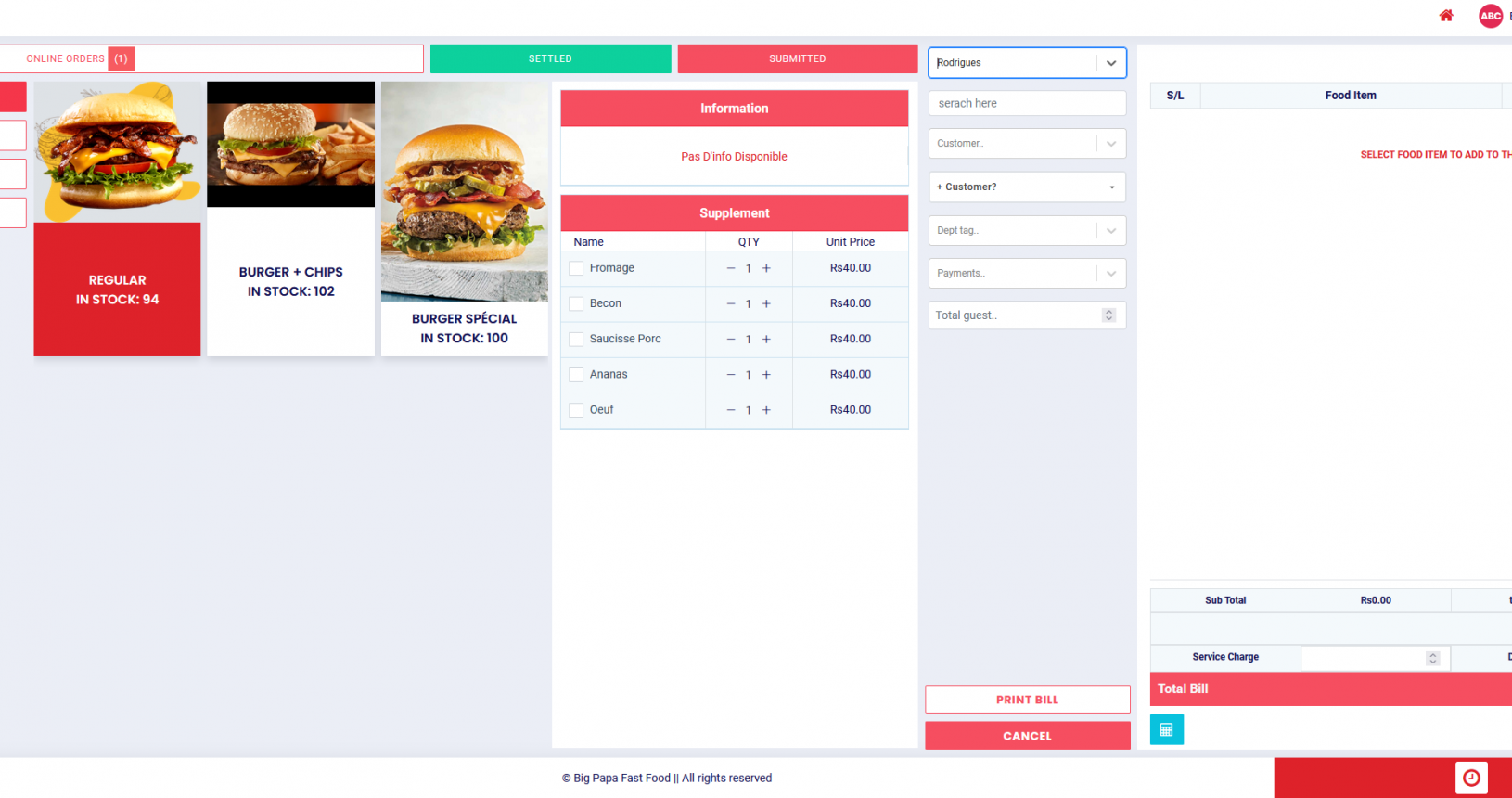 Restaurant POS